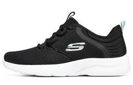 Кроссовки Dynamight 2.0 женские с низким верхом, черные/зеленые Skechers 149547-bkaq