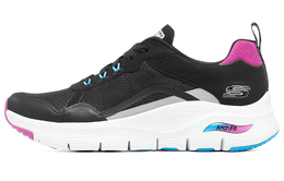 Кроссовки Arch Fit женские с низким верхом, черные/фиолетовые Skechers 149928-bkmt