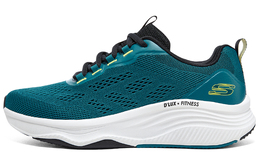 Кроссовки для фитнеса D"lux мужские с низким верхом зеленые Skechers 232617-tlbk | green