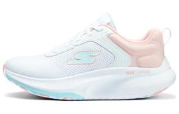 Кроссовки женские с низким верхом Белые/розовые/синие Skechers 125055-wmlt | white/pink/blue