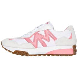 Кроссовки женские MARK NASON с низким верхом, белые/розовые Skechers 177674-wpk | white/pink