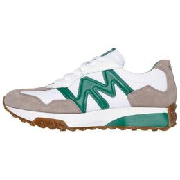 Кроссовки женские MARK NASON Low-top Белые/зеленые Skechers 177674-wgr | white/gridge/patinagreen
