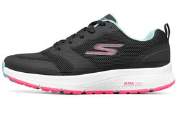 Кроссовки Go Run Consistent для бега женские с низким верхом Core Black / Cloud White / Team Shock Pink 2 Skechers 128076-bkmt