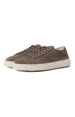 Замшевые кеды Cleanic Santoni mbcd21571barcsb7e82