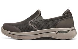 Кроссовки для бега Go Walk Arch Fit для мужчин с низким верхом коричневого цвета Skechers 216264-khk | brown