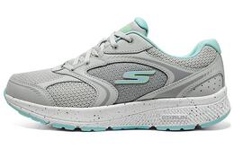 Кроссовки для бега Go Run Consistent женские с низким верхом серо-синие Skechers 128285-gybl | gray/blue