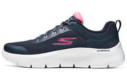 Женские повседневные кроссовки Skechers Go Walk Fle Low Top черно-красные 124817-nvcl | black red
