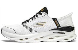 Кроссовки мужские низкие белые/черные Skechers 220909-wbk | white/black