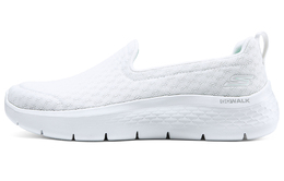 Женские беговые кроссовки Skechers Go Walk Fle Cushioning с амортизацией, износостойкие, легкие, низкие, бело-зеленые 124955-wht | white green
