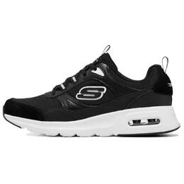 Кроссовки женские с низким верхом, черные Skechers 149947-bkw | black