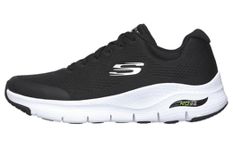 Кроссовки Arch Fit Series для бега мужские с низким верхом черного цвета Skechers 232040-bkw
