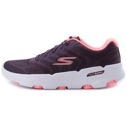 Амортизирующие износостойкие низкие кроссовки для бега женские фуксия Skechers 129335-plum | fuchsia