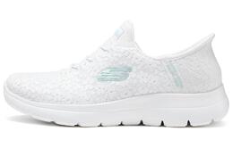Кроссовки женские с низким верхом белого цвета Skechers 150125-wht | white