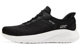 Кроссовки женские с низким верхом, черные Skechers 117504-blk | black