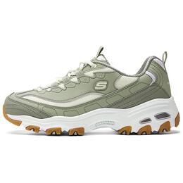 Кроссовки женские DLITES с низким верхом, угольно-серые/многоцветные Skechers 150241-grmt | charcoal gray/multicolor