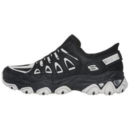 Кроссовки женские с низким верхом, черные Skechers 180173-bkgy | black