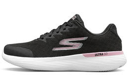 Кроссовки для бега Go Run 400 женские с низким верхом, черные/розовые Skechers 896016-bkpk