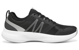 Кроссовки женские с низким верхом, черные/белые Skechers 128106-bksl