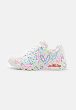 Кроссовки Skechers Uno Lace-up, белый/голубой/розовый sk111a1dt-a11 | white/multi-coloured