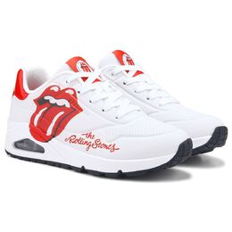 Женские кроссовки Rolling Stones Street Uno Skechers, белый 1056358/30927 | white/red