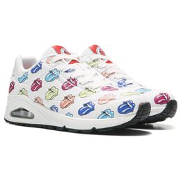 Женские кроссовки Rolling Stones Street Uno Skechers, белый 1056358/31824 | white/multi