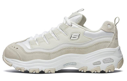 Кроссовки Skechers D'Lites 1.0 Chunky Sneakers Women's Low-Top White/Light Brown 13141-wnt