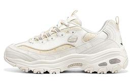 Кроссовки женские толстые низкие белые Skechers 896180-ofwt
