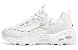 Кроссовки женские толстые низкие белые Skechers 896180-wht