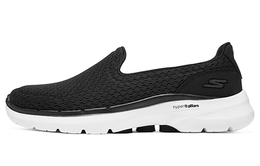 Кроссовки Go Walk 6 Lifestyle женские с низким верхом черного цвета Skechers 124523-bkw