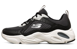 Кроссовки Stamina Airy Chunky женские низкие, черные/белые Skechers 149622-bkw