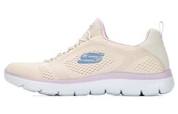 Кроссовки Summits Lifestyle женские с низким верхом бежево-фиолетового цвета Skechers 149523-ntpr