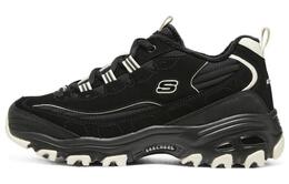 Женские кроссовки Skechers D'Lites Zip Along 'Black' в цвете черный бежевый 896269-bknt | black beige