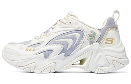 Кроссовки Skechers Stamina V3 Lifestyle Shoes Women's Low-top White/Purple/Blue/Gold, белый/серый 800022-owgr | white/gray