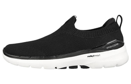 Кроссовки Go Walk 6 Lifestyle женские с низким верхом, черные/белые Skechers 124530-bkw