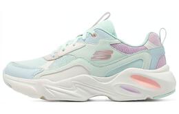 Кроссовки Stamina Airy Chunky женские низкие мятно-зеленые Skechers 149921-mtmt