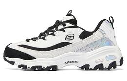 Кроссовки Skechers D"Lites 1.0 Chunky Sneakers Women's Low-top, черный/белый 896148-bkw | black/white