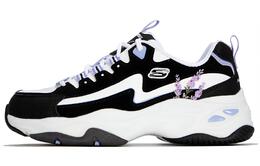 Кроссовки женские Chunky с низким верхом, черные/фиолетовые/синие/белые Skechers 896138-bklv