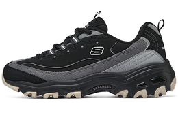 Кроссовки Skechers D"Lites 1.0 Chunky Sneakers Women's Low-top Black, черный 896264-bkgy | black