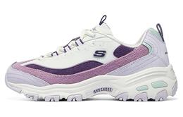 Кроссовки Skechers D'LITES Массивные женские, белый/фиолетовый 896276-prmt | 白紫色