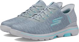Кроссовки Go Golf Walk 5 Hands Free Slip-Ins Skechers, цвет Grey/Aqua 9905403 | grey/aqua