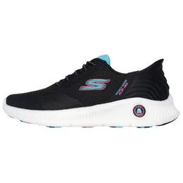 Кроссовки Skechers Slip Ins Lifestyle Shoes Women's Low-top Black / Multicolored, черный 125080-bkmt | black / multicolored