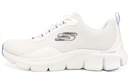 Кроссовки Flex Comfort Lifestyle женские с низким верхом, белые/синие/черные Skechers 149886-wbl