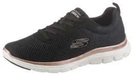 Кроссовки Skechers "FLEX APPEAL 4.0 BRILLINAT VIEW", с пеной с эффектом памяти с воздушным охлаждением, повседневная обувь, полуботинки, туфли на шнуровке, розовый 6711265034 | schwarz-rosé
