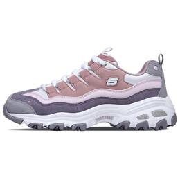 Кроссовки Skechers DLITES Lifestyle Shoes Women's Low-top Pink/grey/white, розовый 13141-pkpr | pink/grey/white