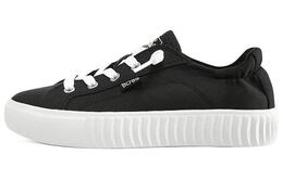 Кроссовки для скейтбординга Royal Kiss женские, низкие, черные/белые Skechers 114390-blk