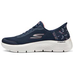Кроссовки Skechers Go Walk Flex Lifestyle Shoes Women's Low-top Navy Blue/pink, темно-синий/розовый 124823-nvpk | navy blue/pink
