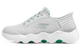 ЖЕНСКИЕ GO WALK Кроссовки для повседневной носки женские с низким верхом серые/зеленые Skechers 124916-gyaq