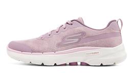 Кроссовки Go Walk 6 Lifestyle женские с низким верхом розового/белого цвета Skechers 124560-mve