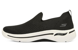 Кроссовки Go Walk 5 Lifestyle женские с низким верхом черного цвета Skechers 124418-bkw