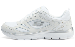 Кроссовки Skechers Summits Lifestyle Shoes Women's Low-top Silver, белый/серебряный 12982-wsl | white/silver